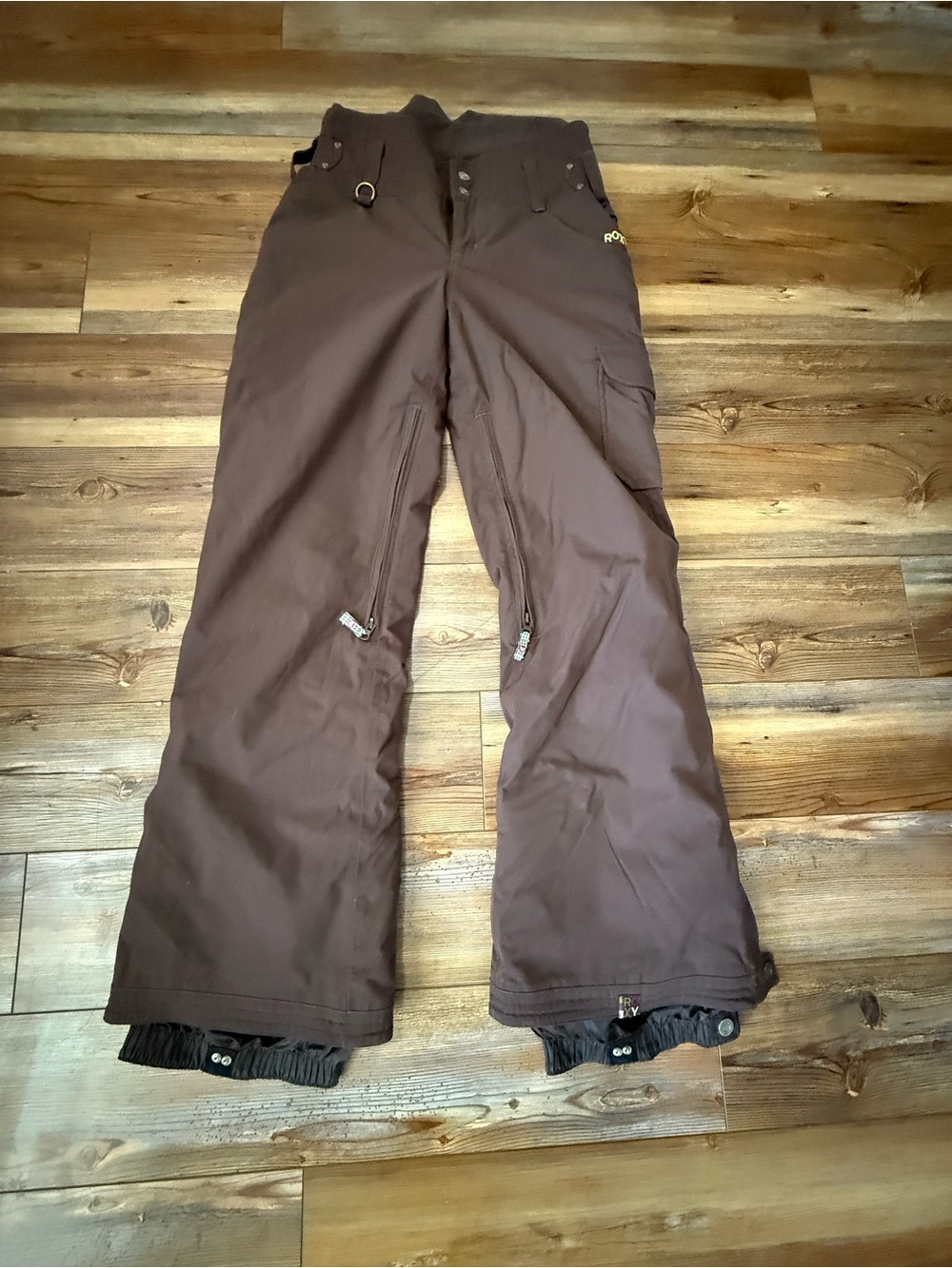Roxy Brown Ski Pants — Large